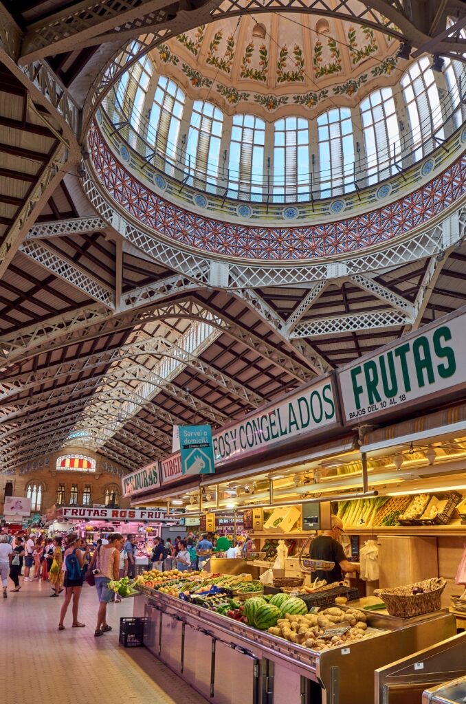 Image of La Lonja de la Seda, big market in Valencia