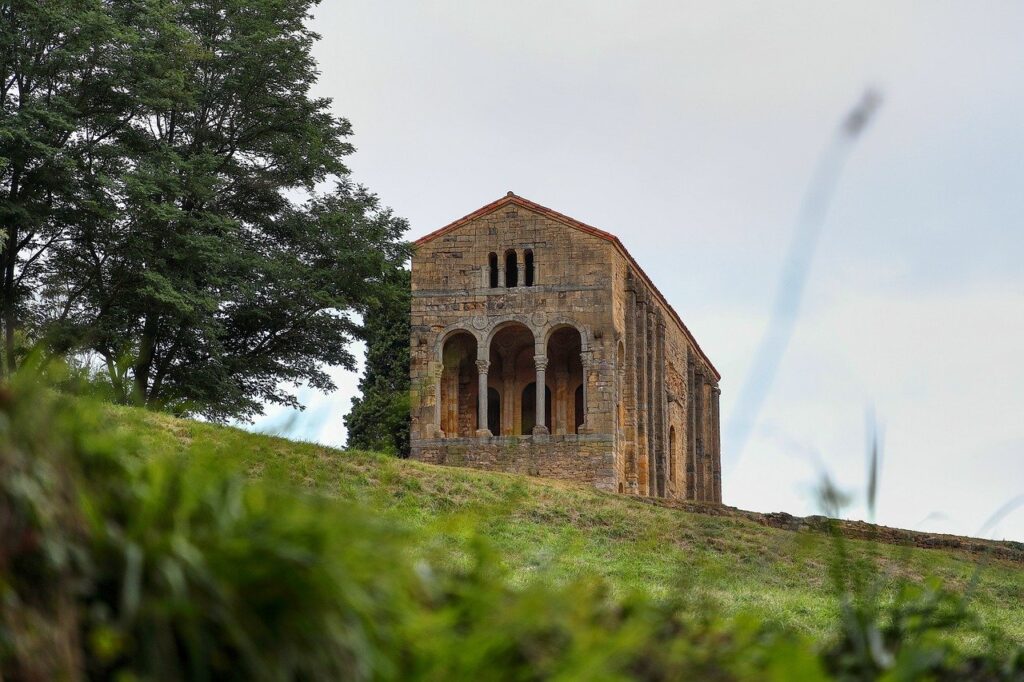 pre-Romanesque's church, Santa María del Naranco in Asturias